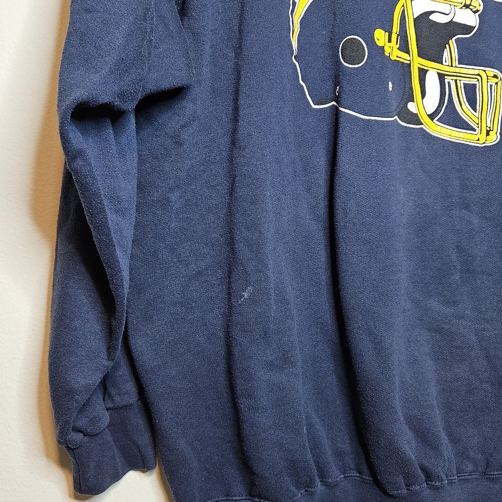 Vintage San Diego Chargers Sweatshirt Size XXL Blue NFL Football Crewneck 90s - Picture 9 of 12